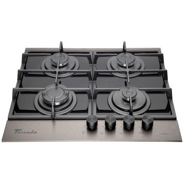 Plita Incorporabila pe Gaz ECLIPSE 60cm Dark Inox