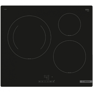 Plita Incorporabila PUJ61RBB5E Inductie 3  Zone Gatit Temporizator PowerBoost Negru