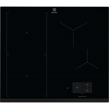 Electrolux Plita incorporabila Electrolux EIS67483, Inductie, 4 zone de gatit, Booster, SenseBoil, Conectivitate hota, Timer, 60 cm, Negru