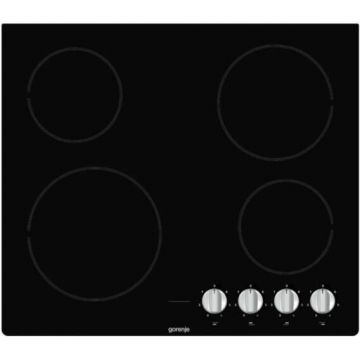 Gorenje Plita incorporabila GORENJE EC641BSC, Vitroceramica, 4 arzatoare, Negru