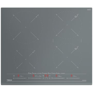 Plita inductie incorporabila Teka IZC 64630 cu 4 zone 60cm MultiSlider Touch Control Stone Grey